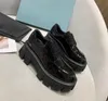 Tasarımcı Kadın Loafer Günlük Ayakkabılar Deri Ayakkabı Platform Spor Ayakkabılar Kadın Monolith Siyah Cloudbust Outdoor Klasik Üçgen P Loafer'lar Toz Torbalı Patent Mat