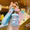 Keychains Exquisite Cute Epoxy Resin Rainbow Alpaca Pendant Doll Couple Car Keyring Cartoon Alpaca Keychain Bag Pendant Gift Jewelry T220909