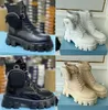 Men Women Rois Boots Monolith Re-Nylon Boot Ankle Martin Boots military inspired combat boots nylon bouch attached to the ankle with strap Large Size NO43