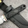 Japansk stil rak kniv e52100 blad g10 handtag med kydex mantel överlevnad militär taktisk växel försvar utomhus jakt camping fickkniv