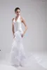 Wedding Dress Formal Gowns 2022 Strapless Bandage Vestidos White Debutante Mermaid Long Halter Dresses