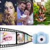 2023 Digital Film Camera Kids Mini SLR Cute 2MP Cam Cartoon Toys na świąteczny prezent 2.0 cali ekran Ekran Xmas