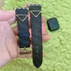 Designer Watch Straps for Apple Watch Band 49mm 38mm 41mm 42mm 45mm Leather Smartwatches Strap Replacement Strap Adapter Connector