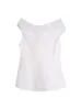 Women's Vests 2022 Fashion Office Lady Elegant Tulle Patchwork Round Neck Fitted Waistcoat Front Buttoned Sleeveless White Vest Jacket Women