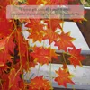 장식용 꽃 화환 잎 메이플 가을 가을 잎 인공 소품 PO 장식 웨딩 가르 덴 가짜 포도원 펠트 야외 장식