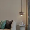 Lampade a sospensione JMZM Lampadario nordico piccolo da comodino Lampada a LED Decorazione per interni Luce per soggiorno Studio regolabile