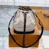 Embossed Bucket Bag Mini Shoulder Bags Top Designer Crossbody for Women Mini Handbag Fashion Cross Body Drawstring Handbags Flower Wallet