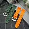 Watch Bands Premium-Grade Fluorine Rubber Strap 20mm 22mm 24mm Bracelet Quick Release FKM Watchband For Each Brand Diving Watches Band