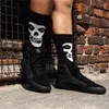 Herrensocken Skateboard Hip Hop Street Style Neuheit für Männer Frauen Handtuch unten Baumwollschlauch Calcetines