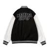 Fashion Walph Lattice Baseball Uniform Jackets For Mens Letter broderi Långärmad lös Ins High Street Parrockar 3785