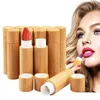 100 Pcs Bambou Vide Rouge À Lèvres Tubes Bouteilles 5.5g Rechargeable DIY Baume À Lèvres Tube Conteneurs Cosmétique Brillant À Lèvres Déodorant Cas Titulaire