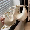 Factory Clearance Direct Sales High Sense Small Bag Female Summer 2023 New Style Popular This Year Single Shoulder Cross Arm Chain Strip Body Dumpling