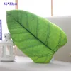 Almohada de alta calidad Planta de simulación 3D Hojas Felpa Suave Decoración verde para el hogar Almohadas para dormir rellenas o siesta de oficina