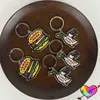 Keechhains 2022 Flying Duck Hamburger Graphic Human Made Cate Key Chains da donna Multicolor Cartoon Cartoon Made Cate Key T220909