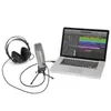 Microfones Samson C01U Pro USB Studio Condenser Microfone com monitoramento em tempo real Microfone de condensador de diafragma grande para transmitir 221115