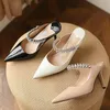 Mulheres luxuosas bombas sandálias sapatos de cristal tira de cristal ladra elegante senhora apontada de pé alto festas de casamento de noiva Sexy Walking Black Comfort