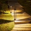 Lampe LED imperméable et moderne pour pelouse, luminaire décoratif d'extérieur, idéal pour un jardin, une cour, un Patio ou un parc, 220/240/260V