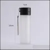 Bouteilles D'eau En Plein Air De Grande Capacité Bouteille D'eau De Sport Coupe En Plastique Givré Portable Corde Bouteilles Cadeau Tasse Personnalisable Imprimer Logo Dhm3P