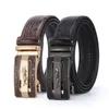 High-quality Mens Designer Belt Alligator Belt Automatic Buckle Business Casual Belt