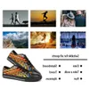 GAI Scarpe da uomo Sneakers personalizzate Tela dipinta a mano Moda donna Scarpe da ginnastica da jogging da passeggio bianche basse traspiranti