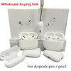 2a generazione per Apple AirPods Pro 2 AirPod 3 Accessori per cuffie Bluetooth Accessori Solid Silicone Protective Cover Air Pods Wireless Earblugs Case