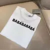 Mens T Shirt Letter Drukuj okrągły szyjka Trapstar Szyja Krótki rękaw Czarna biała moda mężczyźni Kobiety TEE Luksusowe designerki