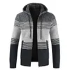 Heren truien herfst winter vest casual slanke kapmantel katoen fleece dikker warme jas 221115