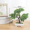 Kwiaty dekoracyjne sztuczne rośliny małe bonsai drzewo roślina sztuczna kwiat ozdoby doniczkowe stół dekoracja ślubna ogródek na zewnątrz dom