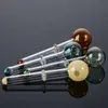 Горячие продажи красочная прямая труба труба 4 -дюймовая стеклянная масляная труба Pyrex