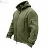 Herrtröjor Trend Fashion Tactical Jacket Combat Military Fleece Outdoor Sports Handing Polar Cardigans 221115