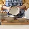 Bowls Bone China Bowl Dinnerware Porcelain 5 Inch Ramen Rice Soup Noodle Dinner Ceramics Tableware Household Kitchen Supplies