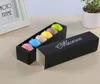 Macaron Box Cake Box Biscuit Muffin Boxes 20.3x5.3cm Black Blue Green White 4 Color SN212