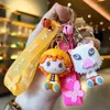 Keychains Cartoon Creative Keychain Wholesale Schoolbag Pendant Car Key Pendant Cute Sile Doll T220909