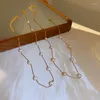 Ketten 14k Gold Süßwasserperlen Choker Halskette für Frauen Einfache natürliche Perle 2022 Trend Mode Eleganter Schmuck