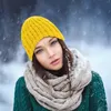 Berets Visor Hat With Ear Women Warm Solid Twist Knit Crochet Pile Pullover Cap Winter Hats For Men