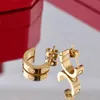 Designer Woman Stud Love Earrings Fashion Hoop Women Luxury Carti Earing Jewelry