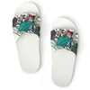 Zapatos personalizados PVC Slippers Men Women Diy Inicio Interior de zapatillas de zapatillas de aire para exteriores. Entrenadores de playa personalizados agregue su diseño o su foto