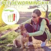 Köpek Giyim 7 PCS Pet Tikt Çıkartma Aracı Seti Kanca Pire Cweezers Kedi Değerlendirme için Büyüteç 221103
