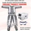 Body pressotherapy lymphatic drainage slimming air pressure infrared massage machine 5 working modes