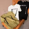 T-shirts pour hommes Designer Hommes T-shirts Coton Tissu Lettres Conception À Manches Courtes Lâche Casual T-shirts Femmes Vêtements De Mode Streetwears T1NM