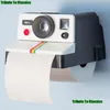 Tissue Boxes Napkins Wc Tissue Box Creative Toilet Roll Camera Paper Holder Bathroom Retro Decor Napkins 220523 Drop Delivery Home Dhbqd