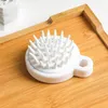 Brosse à shampoing en Silicone, peigne de Massage Portable pour adulte, artefact rond de démangeaison du cuir chevelu, brosse à cheveux de Style japonais RRC381