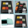 Bolsas de joalheria bolsas sacos de j￳ias de alta qualidade caixas brincos de braceletes an￩is de puls￵es designer designer pequena caixa quadrada que dhluu