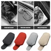 Accessori interni Appesi Protettivi Pratici Portaocchiali per auto Forti occhiali da sole con magnete Clip Visiera parasole in pelle PU Risparmio di spazio