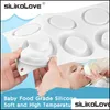 Moldes de cozimento Silikolove Sile mod moldes redondos para bolo mousse sobremesas donuts de alta qualidade 220601 entrega de gota home jardim cozinha dhtqx