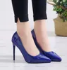 Femme High Heels pompes tacones pointues toe tallettos talon femme sexy dames shoes de mariage talons noirs