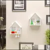 Supports De Stockage Racks Décoration Murale Étagère De Rangement Salon Chambre Petite Maison Cintres Cloison Pendentif Non Perforé 211102 D Dhavx