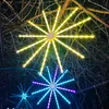 Smart Neon Znak Outdoor Fajerwerki RGB Kolor Zmiana aplikacji Kontrola Fairy String Lights