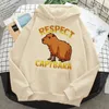 Heren Hoodies Capybara Men Grunge Manga mannelijke sweatshirts 2022