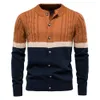 Chandails pour hommes automne hiver mode Cardigans chaud épais pull homme coton haute qualité Cardigan hommes 221115